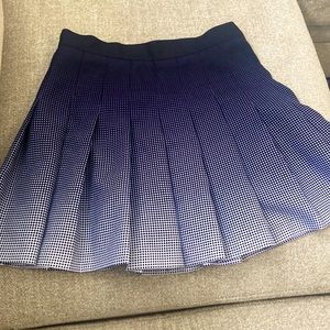 Navy blue and white skirt